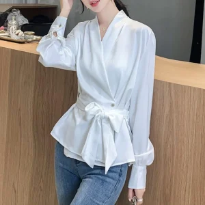 Blouse Satin Femme