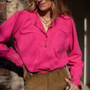 BLOUSE HILMA fushia