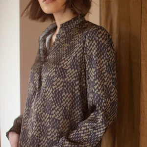 Blouse Isaure noir bronze