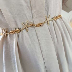 Chaine de taille dorée