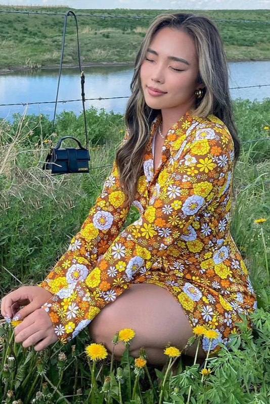 Robe style année 70 vintage – Image 3