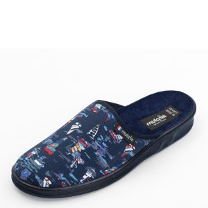 Airplum : Mules marine – Foil