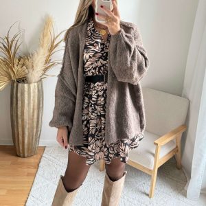 Gilet marron clair – Jessy