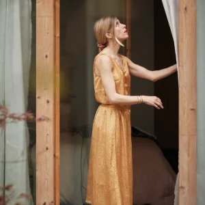 Jupe Minette fauve ocre