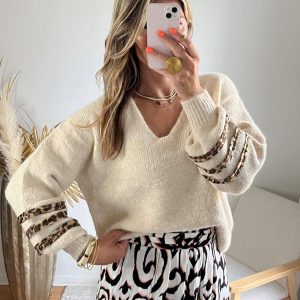 Pull écru – Théo