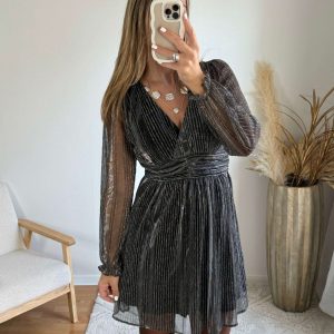 Robe argentée – Kylie