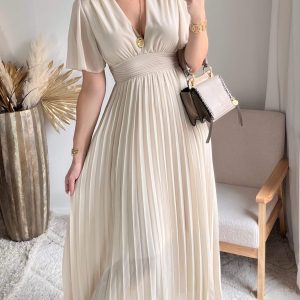 Robe beige – Ana