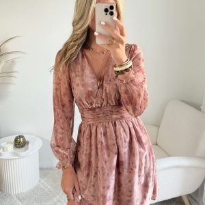 Robe courte irisée – Jade