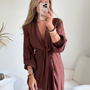 Robe longue fendue – Alma