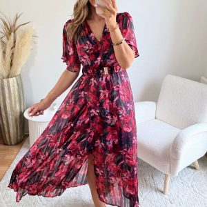 Robe longue fendue – Isabella