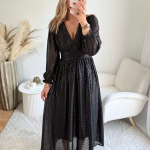 Robe longue irisée – Becca
