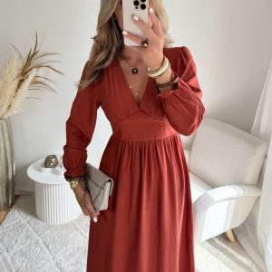 Robe terracotta – Clara