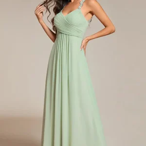 Robe cocktail drapée