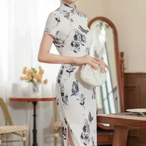 Robe col chinois