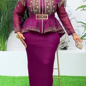 Robe de soirée africain