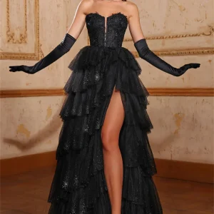 Robe de soirée en tulle