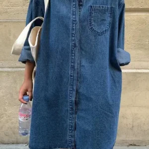 Robe jean oversize