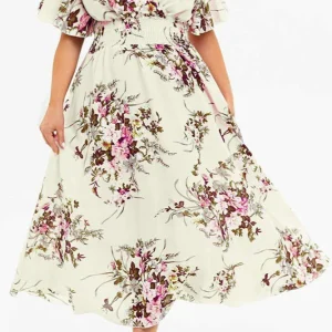 Robe longue champetre grande taille