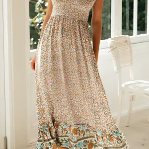 Robe longue empire boheme