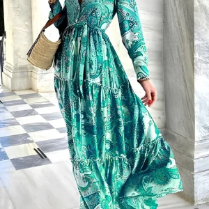 Robe longue hiver boheme