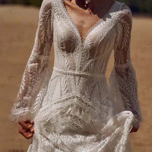 Robe mère de la mariée bohème chic