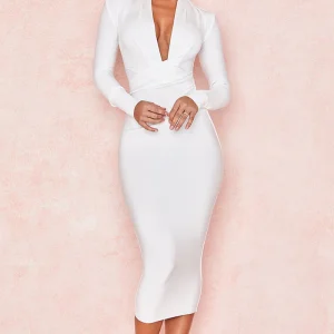 Robe manche longue sexy