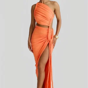 Robe orange pale