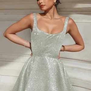 Robe patineuse sequin