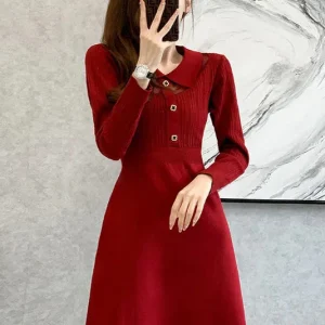 Robe polo rouge