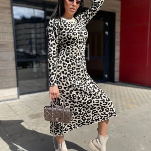 Robe pull leopard