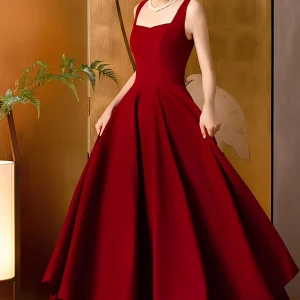 Robe retro rouge