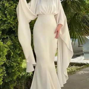 Robe soiree pour femme voilé