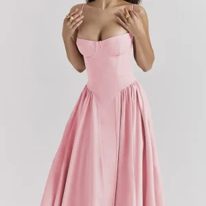 Robe trapeze bretelle