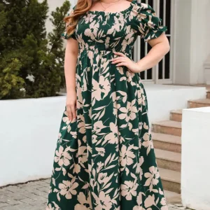 Robe hippie grande taille