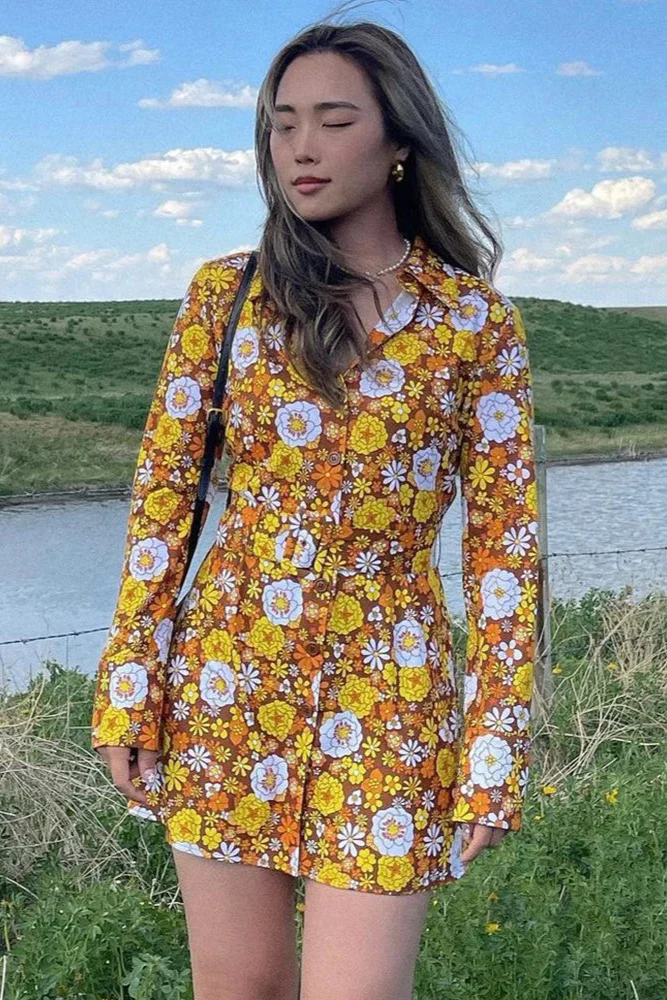 Robe style année 70 vintage – Image 2