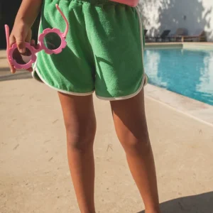 Short Fauve vert aqua