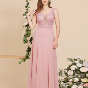 Robe demoiselle d'honneur longue chic