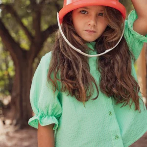 Blouse Toscane vert mint