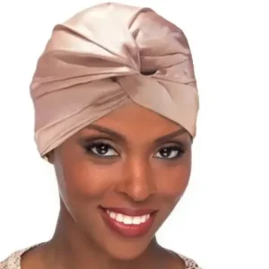 Bonnet Satin Turban De Bain