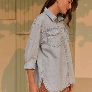 Chemise Jade bleach denim