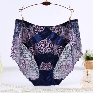 Culotte Satin Grande Taille Fleuri