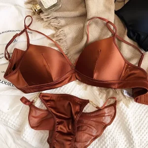 Ensemble Soutien-Gorge Satin Sensuel