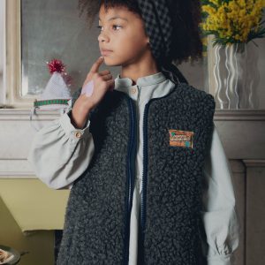 Gilet fille Joe gris