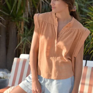 Blouse Agnès argile