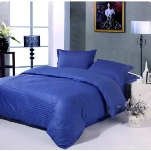 Parure de lit Bleu Saphir Satin
