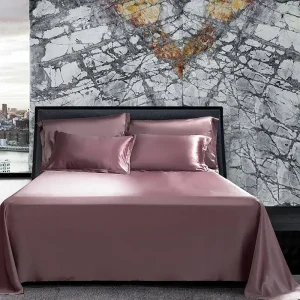 Parure de Lit Satin de Luxe Pure Soie