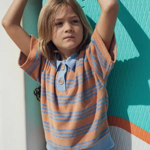 Polo Pol argile rayé