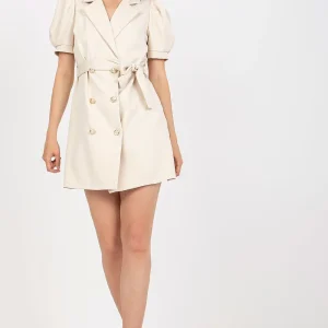 Robe blazer beige