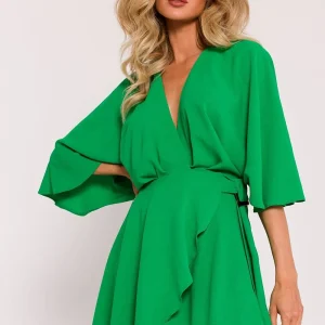 Robe de cocktail verte