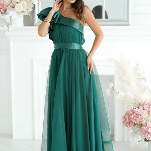 Robe de soirée chic longue en tulle
